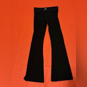 PINK Victoria's Secret Black Flare Pants